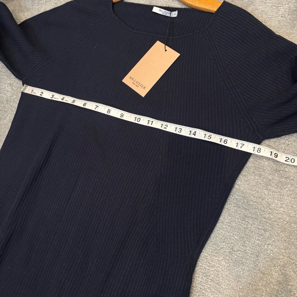 MM Lafleur Nila Knit Dress +1/ 1X Classic Dark Navy‎ Midi - Picture 10 of 15